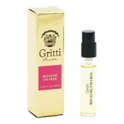 Gritti Because I'm Free offizielles Parfümprobe 2ml 0,06 fl. oz.
